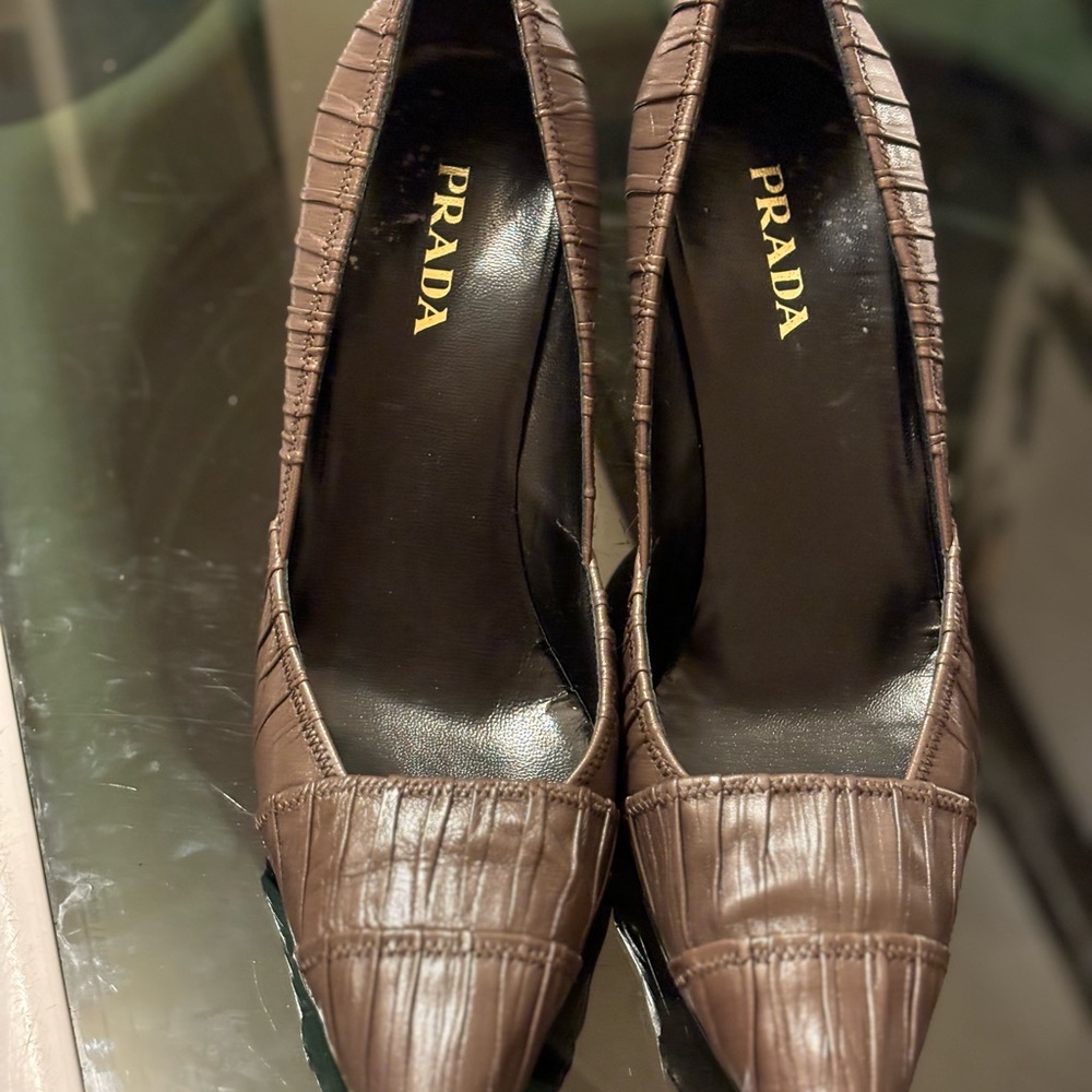 Prada Leather Pumps